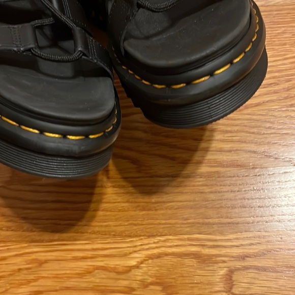 New Dr Martens Nartilla Leather Gladiator Sandals Black size 9 - Picture 11 of 16